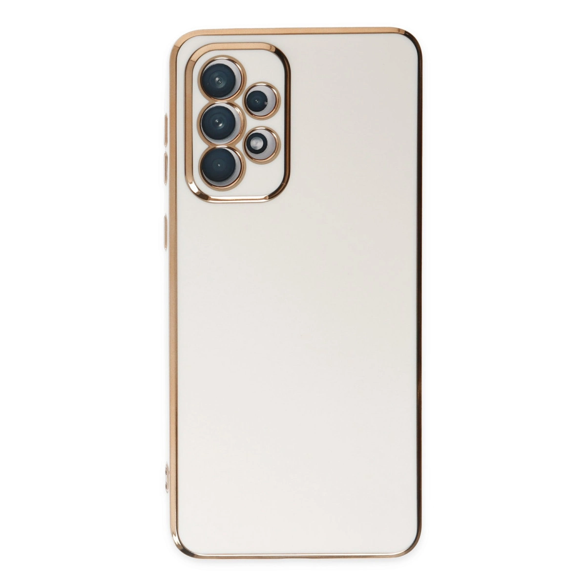 NEWFACE Samsung Galaxy A73 5 G Uyumlu Volet Silikon Telefon Kılıfı Beyaz