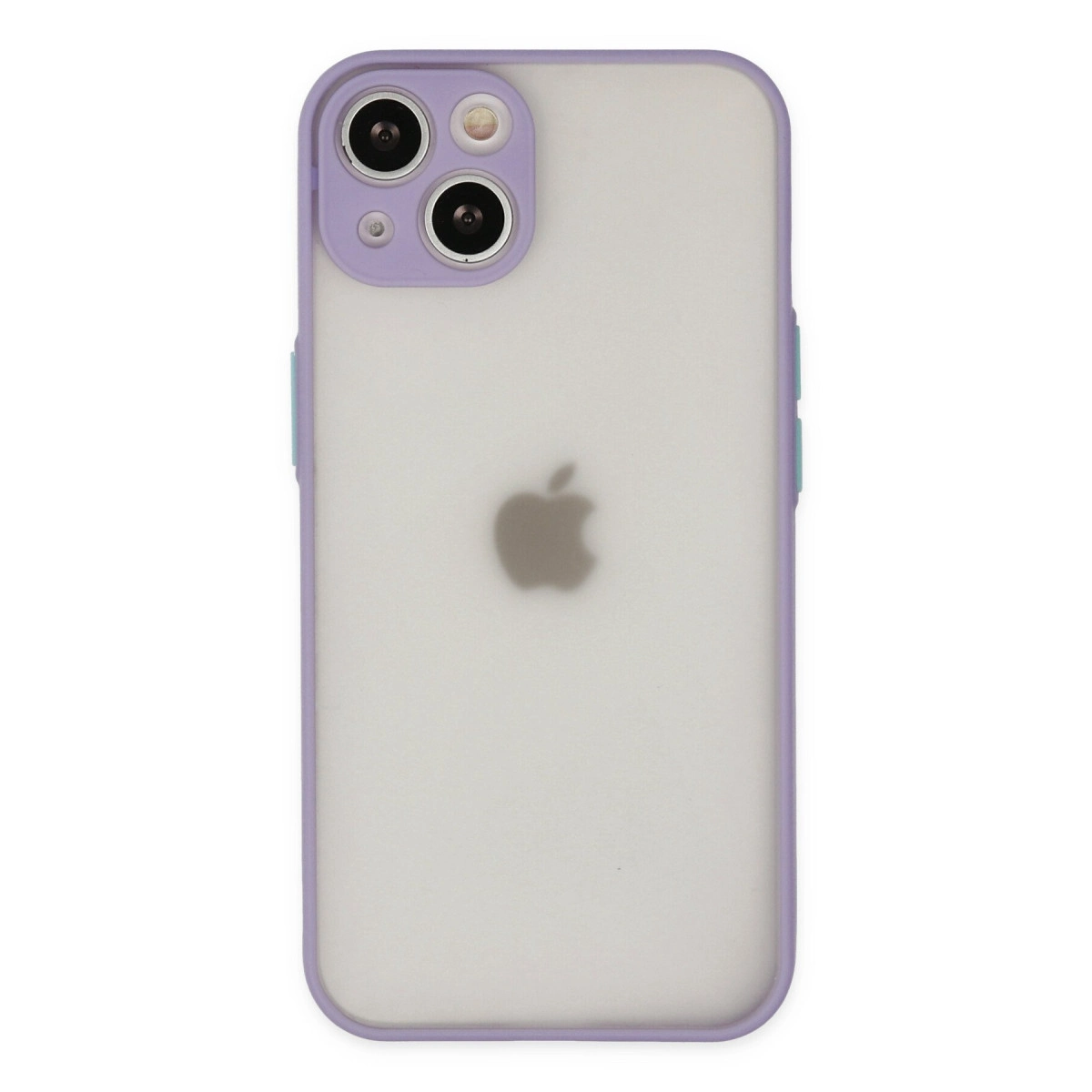 NEWFACE iPhone 15 Plus Uyumlu Montreal Silikon Kapak Telefon Kılıfı Mor
