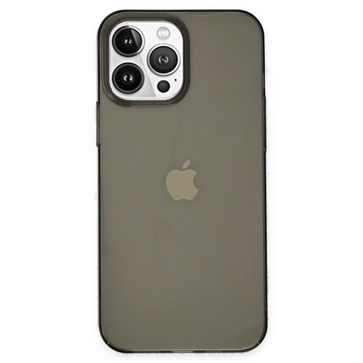 NEWFACE iPhone 14 Pro Uyumlu Pc Sert Kapak Telefon Kılıfı Siyah