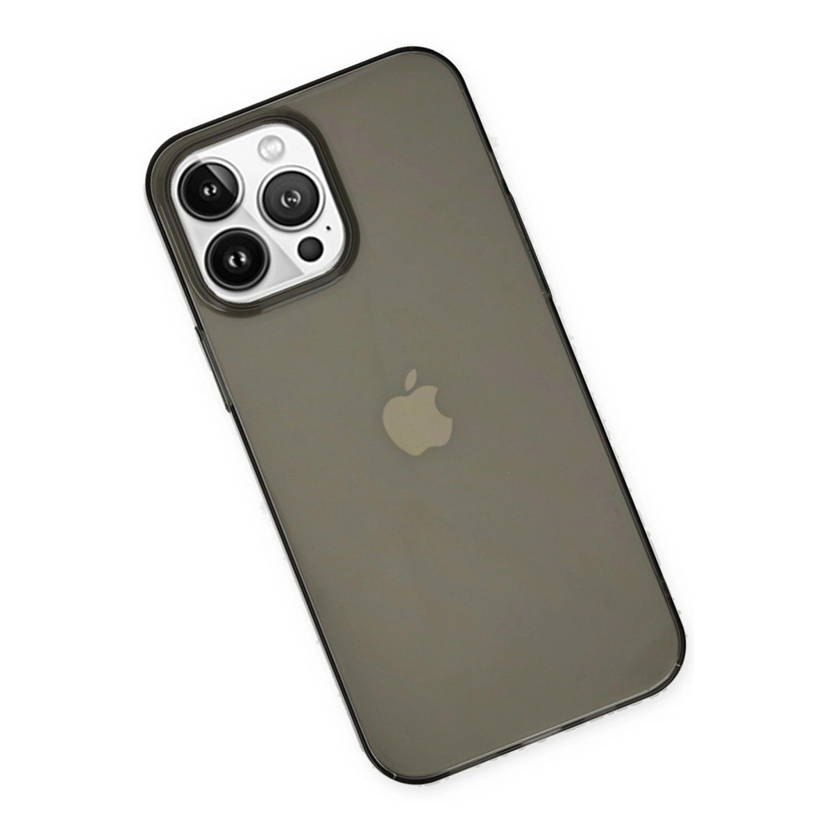 NEWFACE iPhone 14 Pro Uyumlu Pc Sert Kapak Telefon Kılıfı Siyah