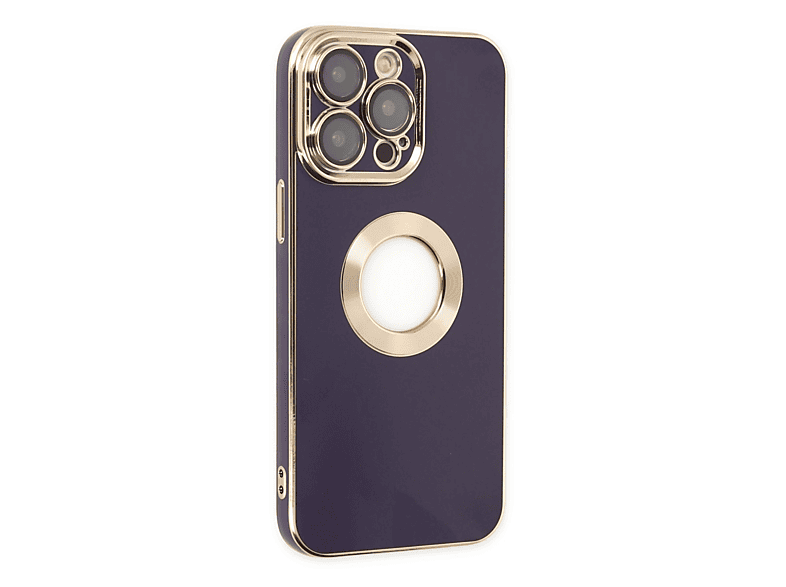 NEWFACE iPhone 14 Pro Uyumlu Store Silikon Telefon Kılıfı Derin Mor