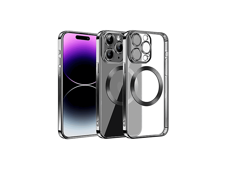 NEWFACE iPhone 13 Pro Max Uyumlu Slot Silikon Telefon Kılıfı Siyah