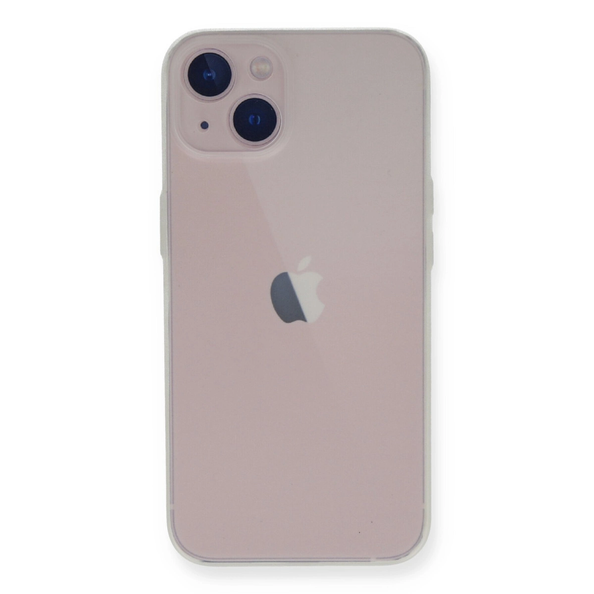 NEWFACE iPhone 14 Plus Uyumlu Pp Ultra İnce Kapak Telefon Kılıfı Beyaz
