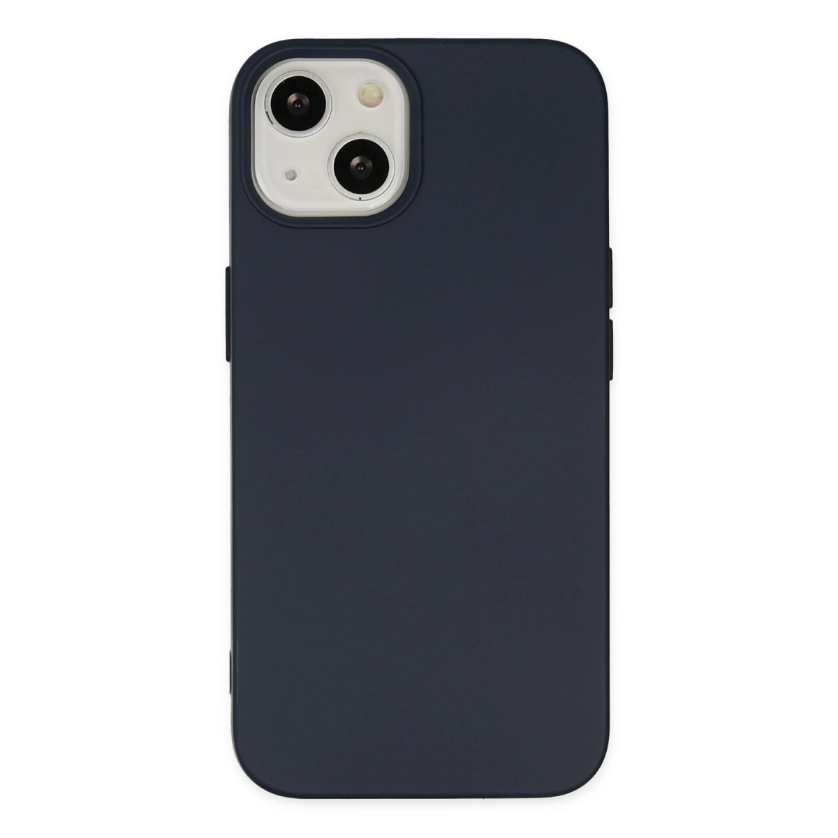 NEWFACE iPhone 14 Plus Uyumlu Nano İçi Kadife Silikon Telefon Kılıfı Lacivert