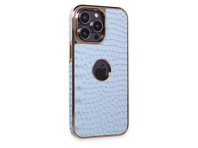 NEWFACE iPhone 14 Pro Max Uyumlu Snake Kapak Telefon Kılıfı Sierra Blue