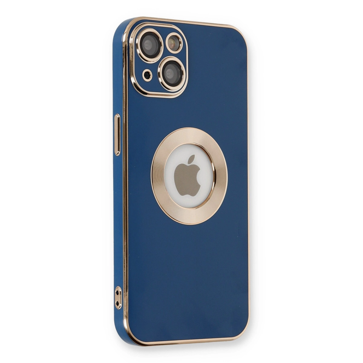 NEWFACE iPhone 14 Plus Uyumlu Store Silikon Telefon Kılıfı Mavi