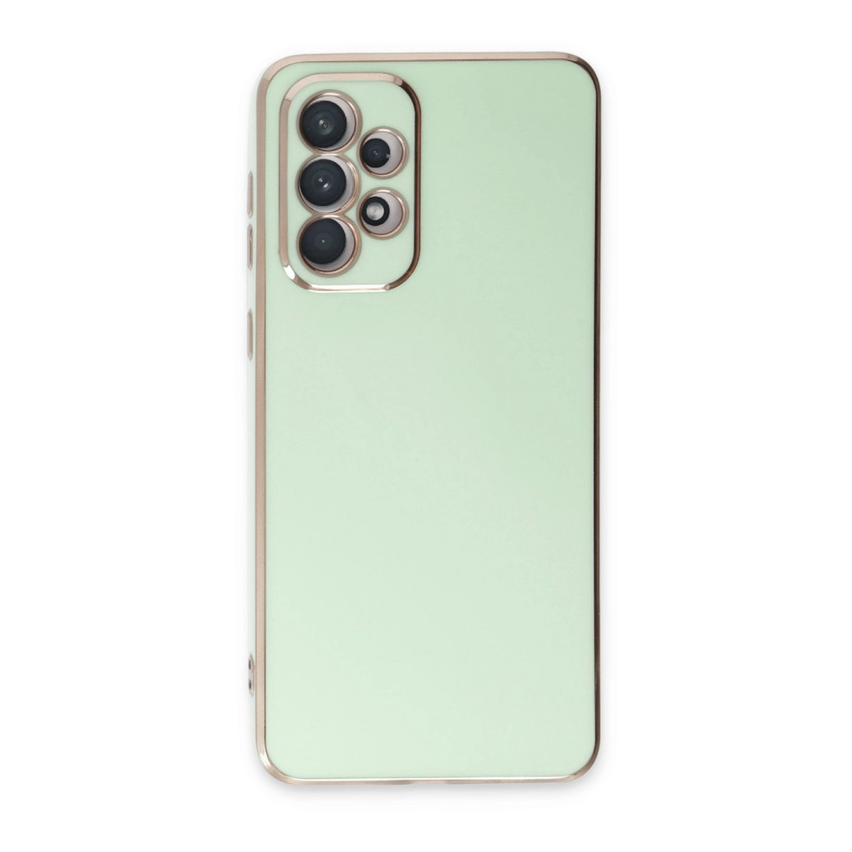 NEWFACE Samsung Galaxy A73 5 G Uyumlu Volet Silikon Telefon Kılıfı Açık Yeşil