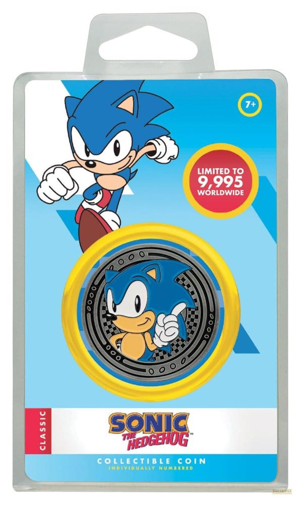 Sonic the Hedgehog limitiertes Sammlermünzen-Set mit 7+