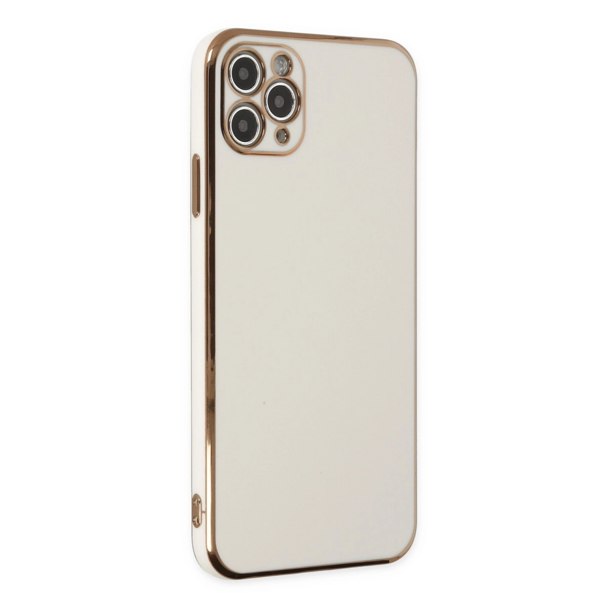 NEWFACE iPhone 11 Pro Max Uyumlu Volet Silikon Telefon Kılıfı Beyaz