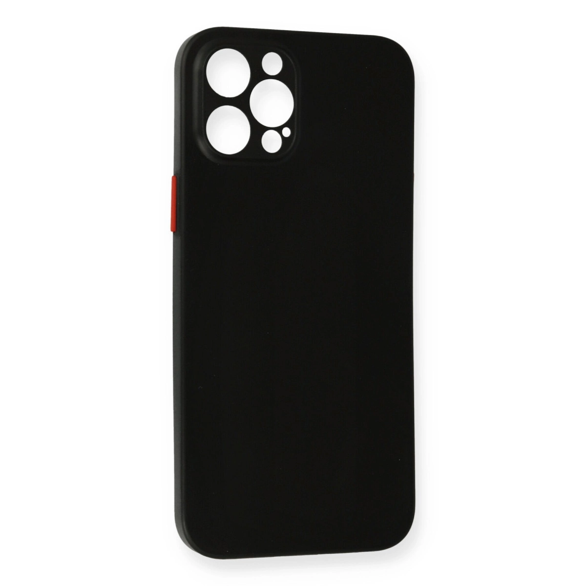 NEWFACE iPhone 12 Pro Max Uyumlu Pp Ultra İnce Kapak Telefon Kılıfı Siyah