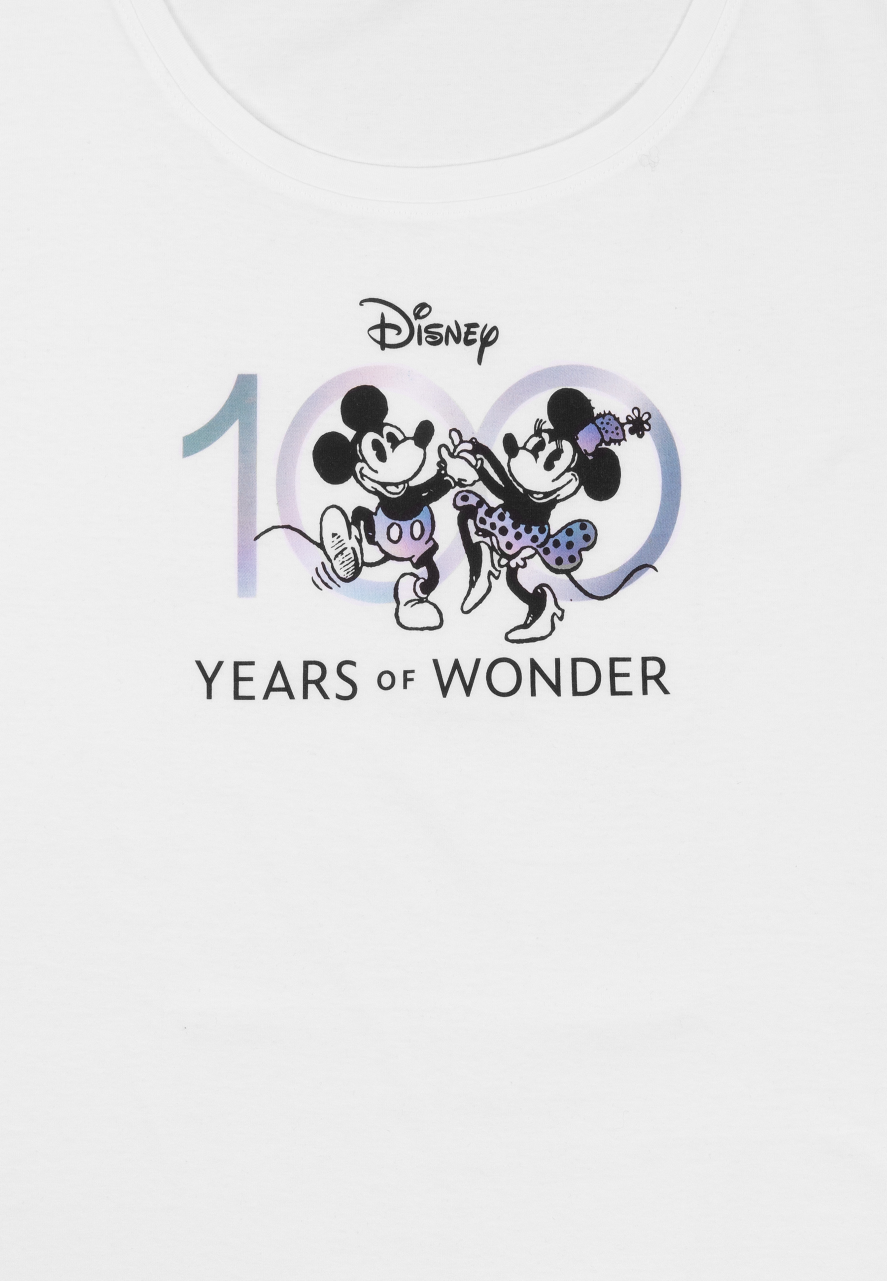 Disney 100 Jahre Wunder mit Mickey und Minnie, die tanzen.