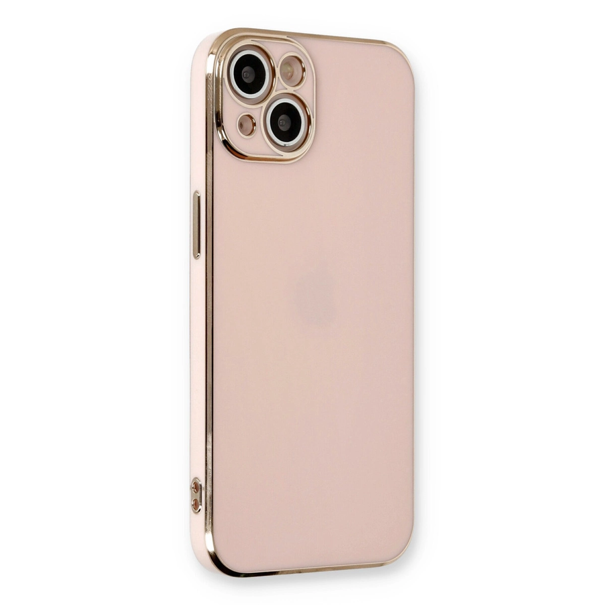 NEWFACE iPhone 13 Uyumlu Volet Silikon Telefon Kılıfı Pembe