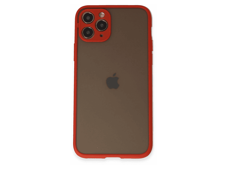 NEWFACE iPhone 11 Pro Uyumlu Montreal Silikon Kapak Telefon Kılıfı Kırmızı