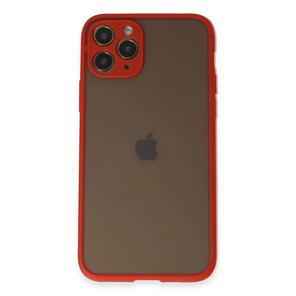 NEWFACE iPhone 11 Pro Uyumlu Montreal Silikon Kapak Telefon Kılıfı Kırmızı