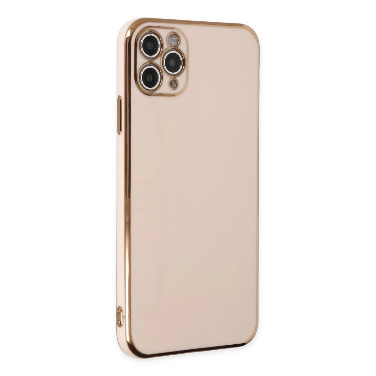NEWFACE iPhone 11 Pro Max Uyumlu Volet Silikon Telefon Kılıfı Pembe