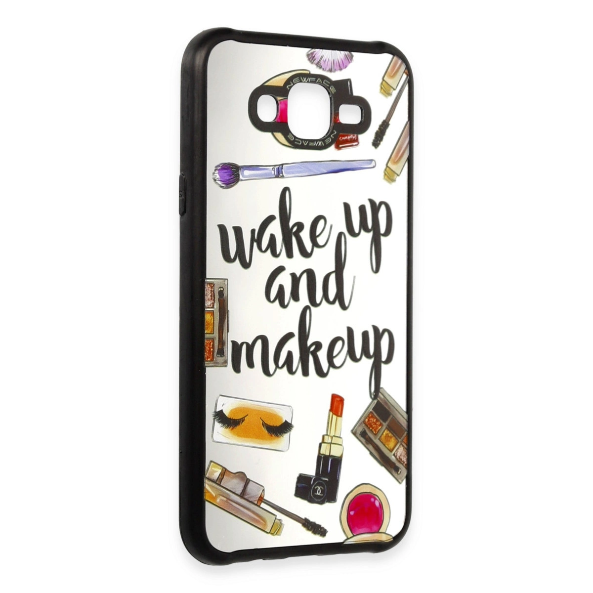 NEWFACE Samsung Galaxy J7 Uyumlu Mirror Desenli Kapak Telefon Kılıfı Çok Renkli