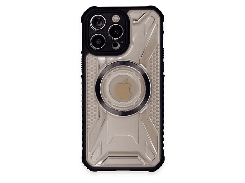 NEWFACE iPhone 14 Pro Uyumlu Prag Magneticsafe Kapak Telefon Kılıfı Siyah