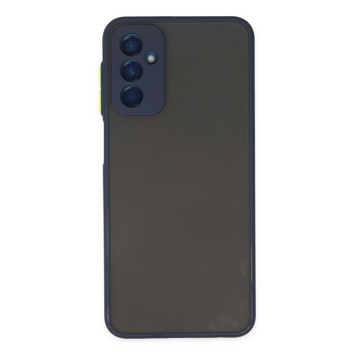 NEWFACE Samsung Galaxy M13 Uyumlu Montreal Silikon Kapak Telefon Kılıfı Lacivert