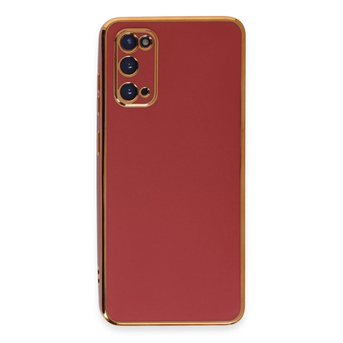 NEWFACE Samsung Galaxy S20 Uyumlu Volet Silikon Telefon Kılıfı Kırmızı