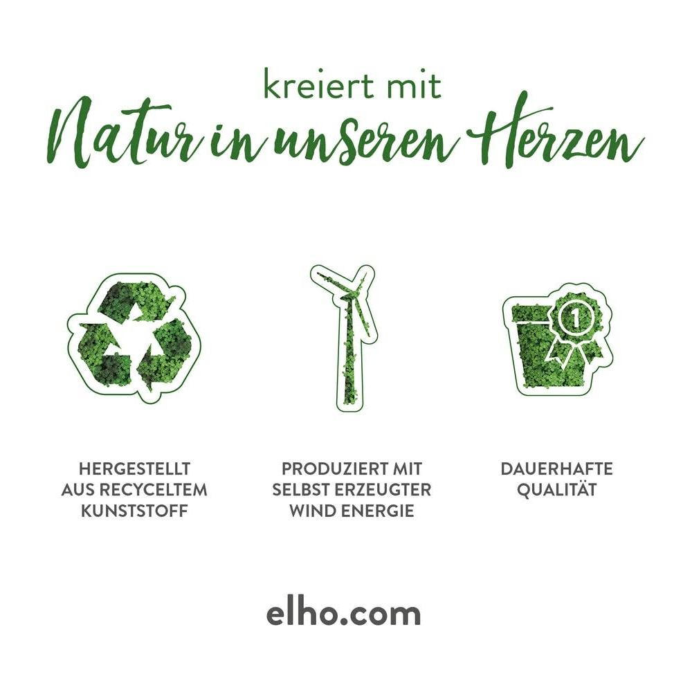 Trzy zielone ikony: recykling, wiatrak, medal. Hasło: Z naturą w naszych sercach.