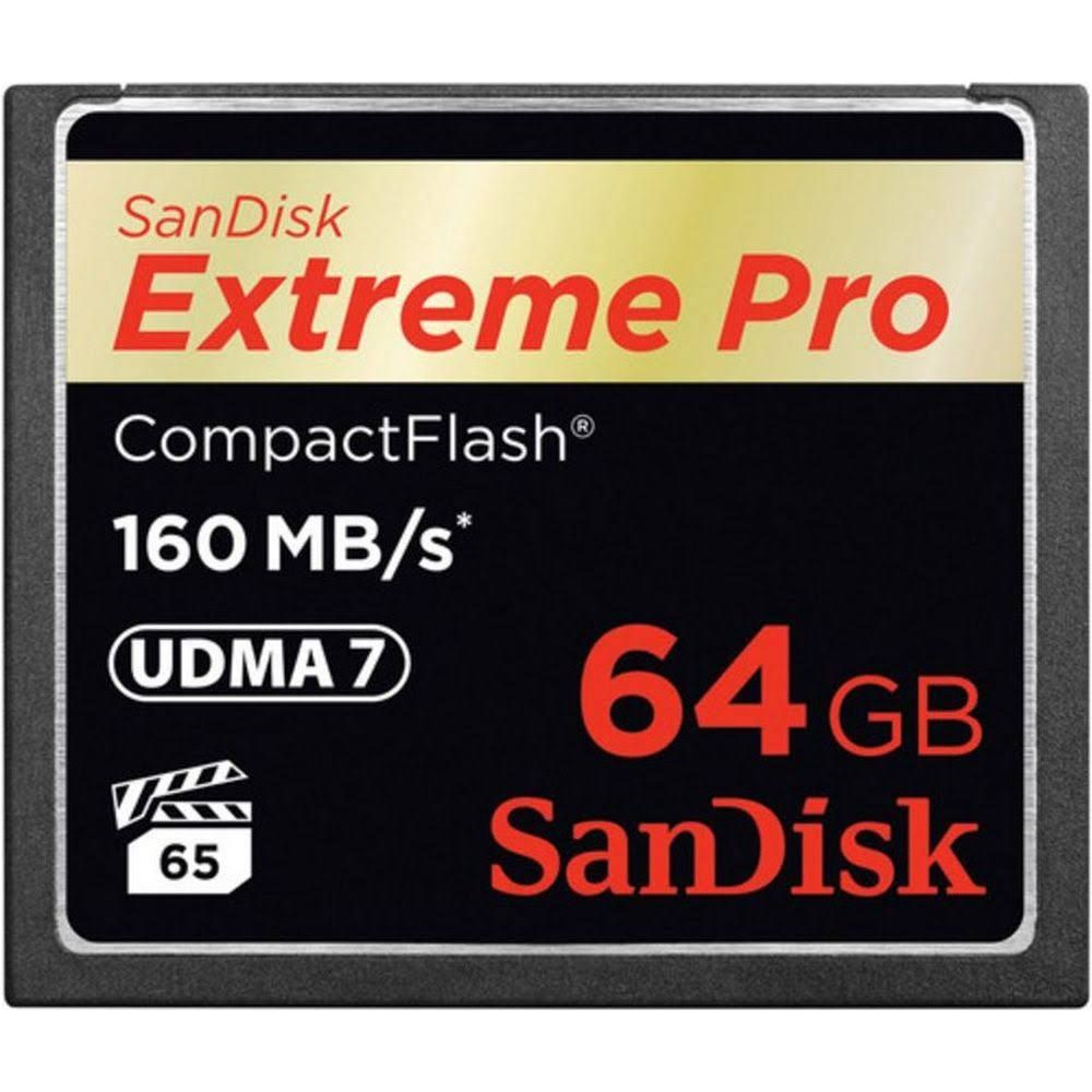 Karta pamięci SanDisk Extreme Pro CompactFlash 64GB 160 MB/s.