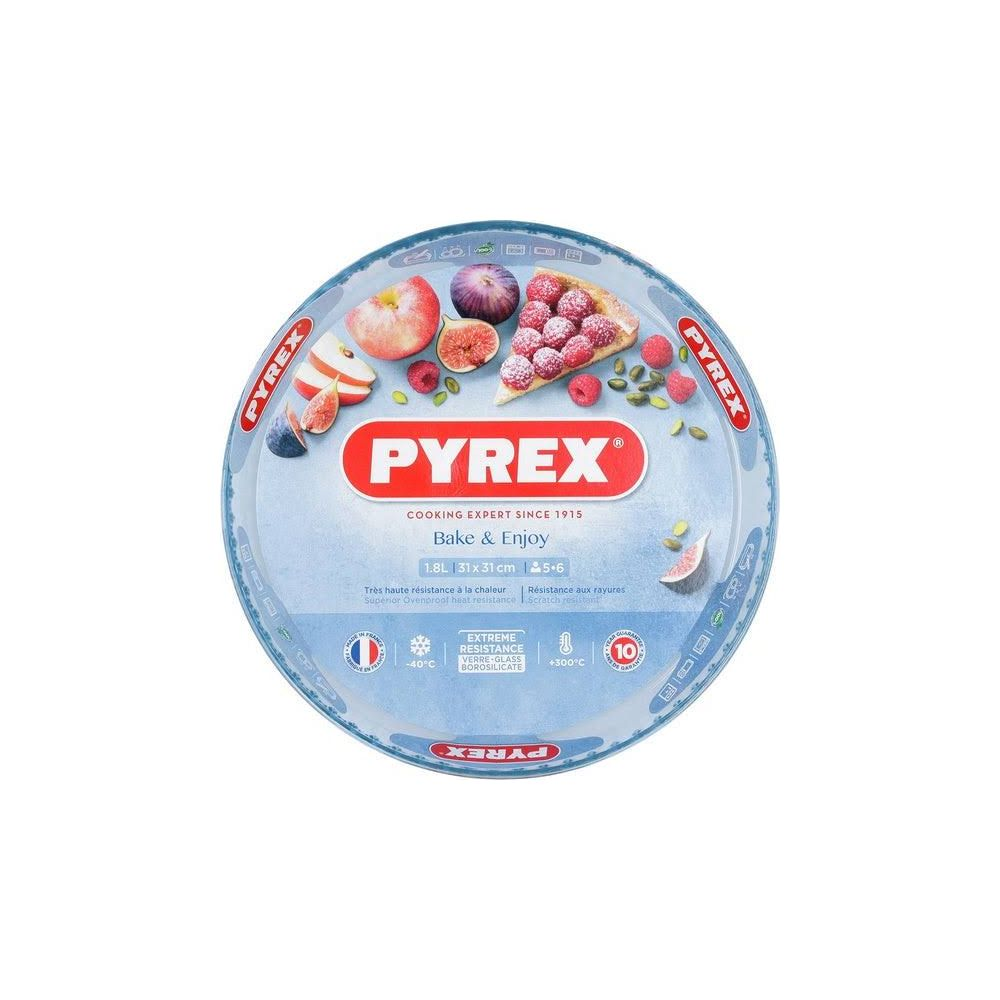 Pyrex Backform mit Früchten und Beeren, 1,8L, 31x31cm.