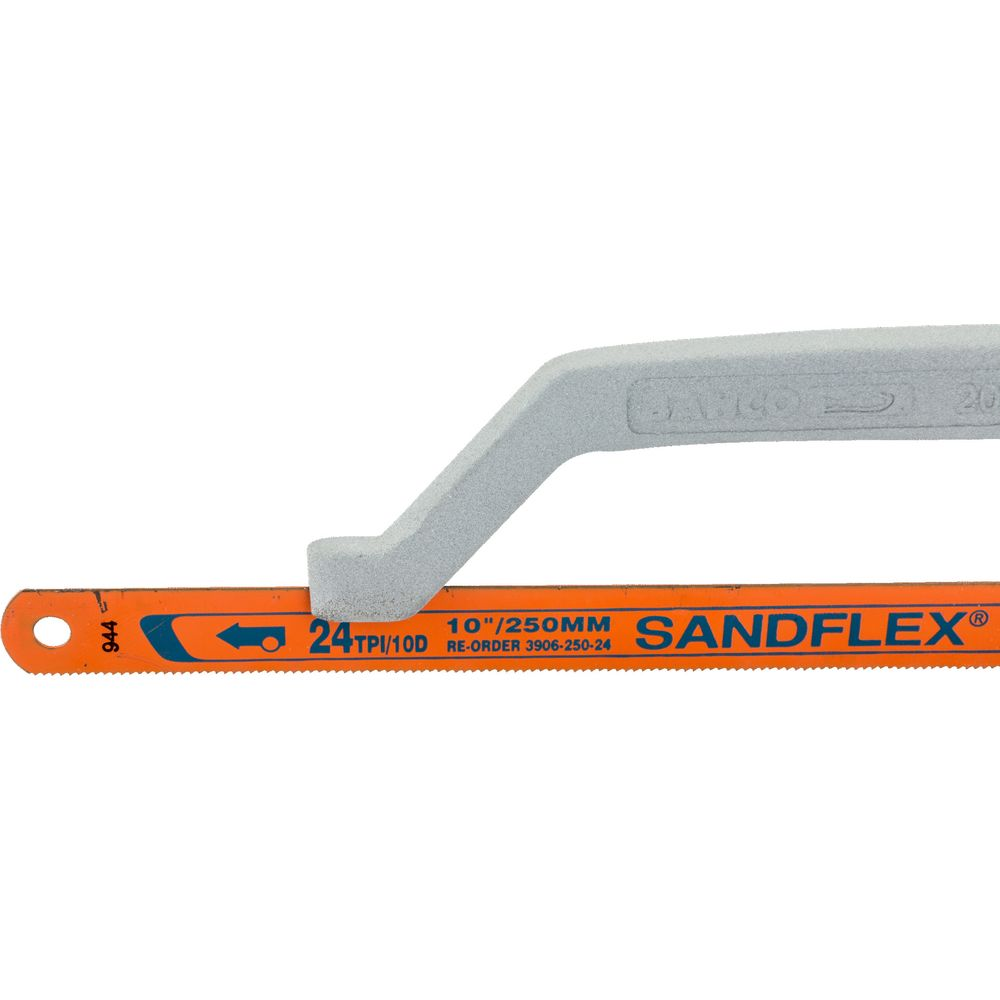 Krawędź brzeszczotu z napisem SANDFLEX, 24 TPI/10D, 10 cali/250MM.