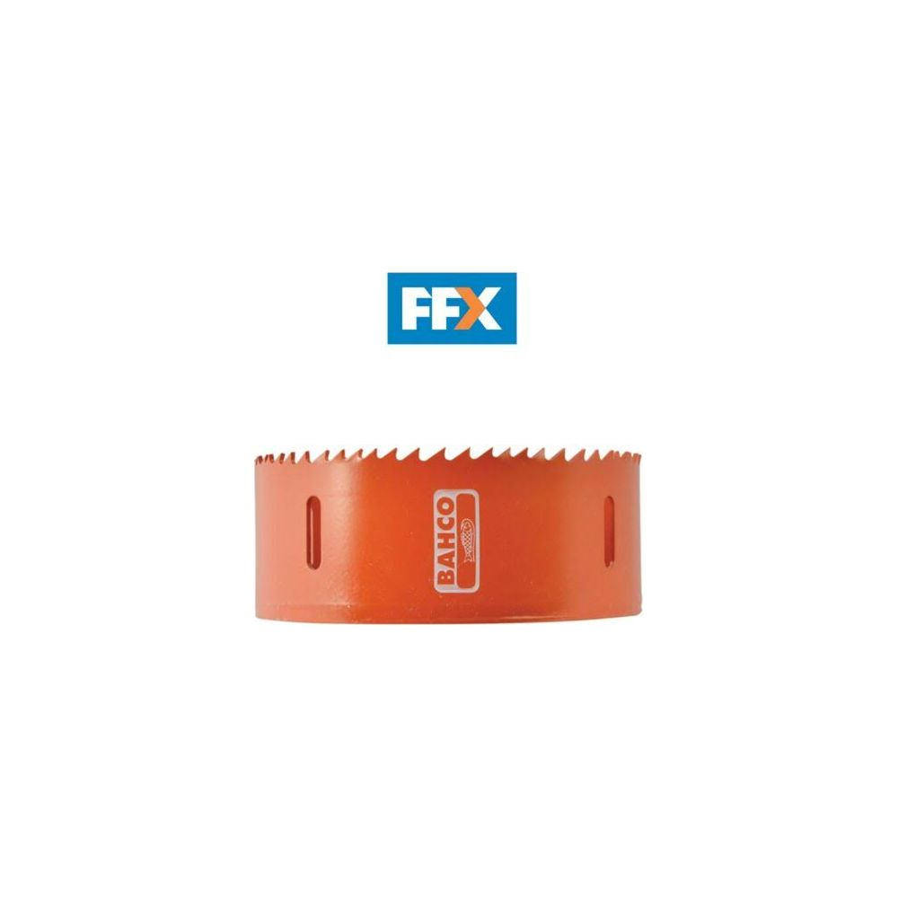 Orange Handoberfräse mit FFX-Logo. Zähne an der Kante. Vertikale Schlitze.