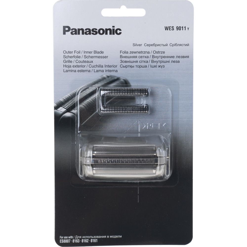 Panasonic Rasierklingen-Set WES 9011 Y, silber, mit Innen- und Außenklinge.