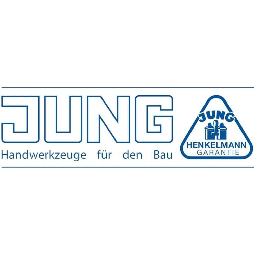 Logo con utensili JUNG e sigillo di garanzia Henkelmann.