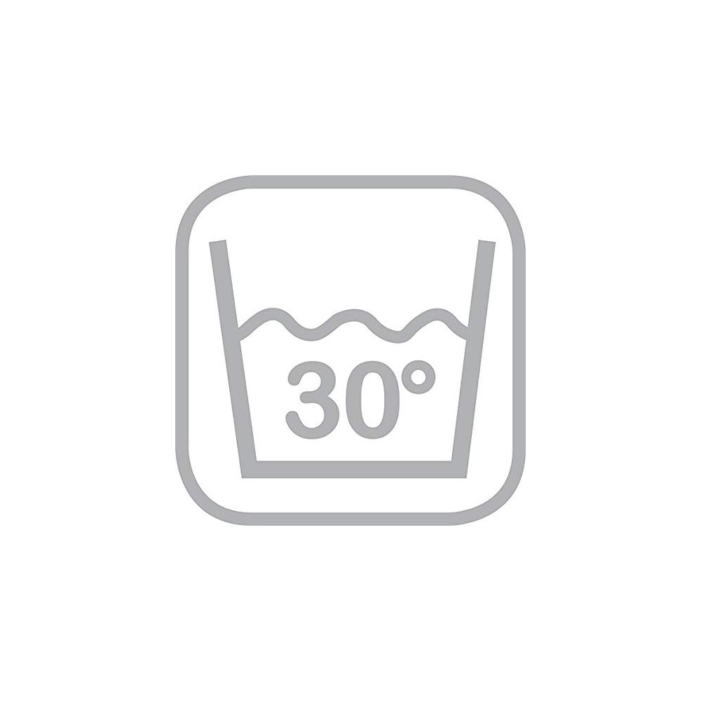 Waschsymbol: Waschen bei 30 Grad.