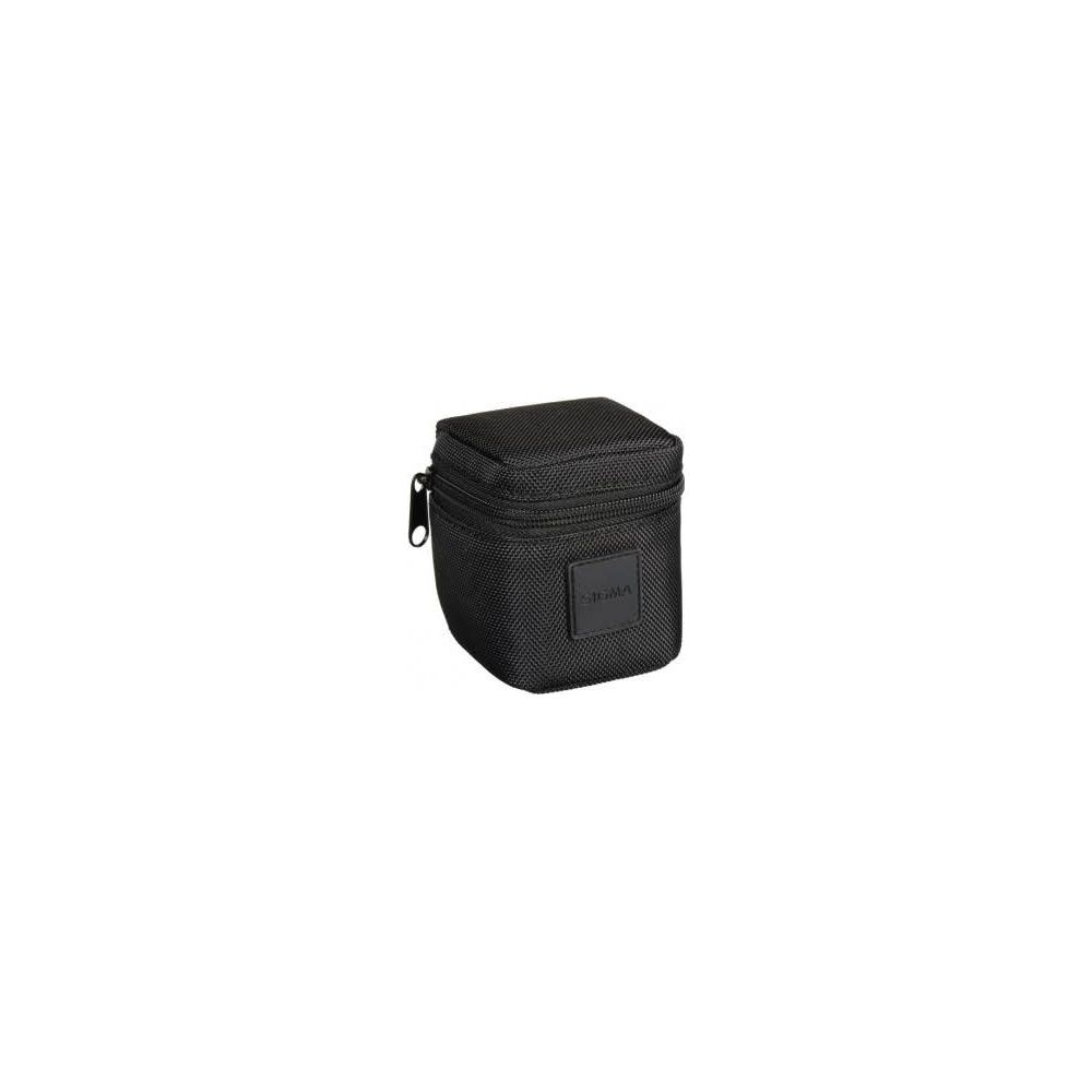 Bolsa negra Sigma con cremallera y logo.