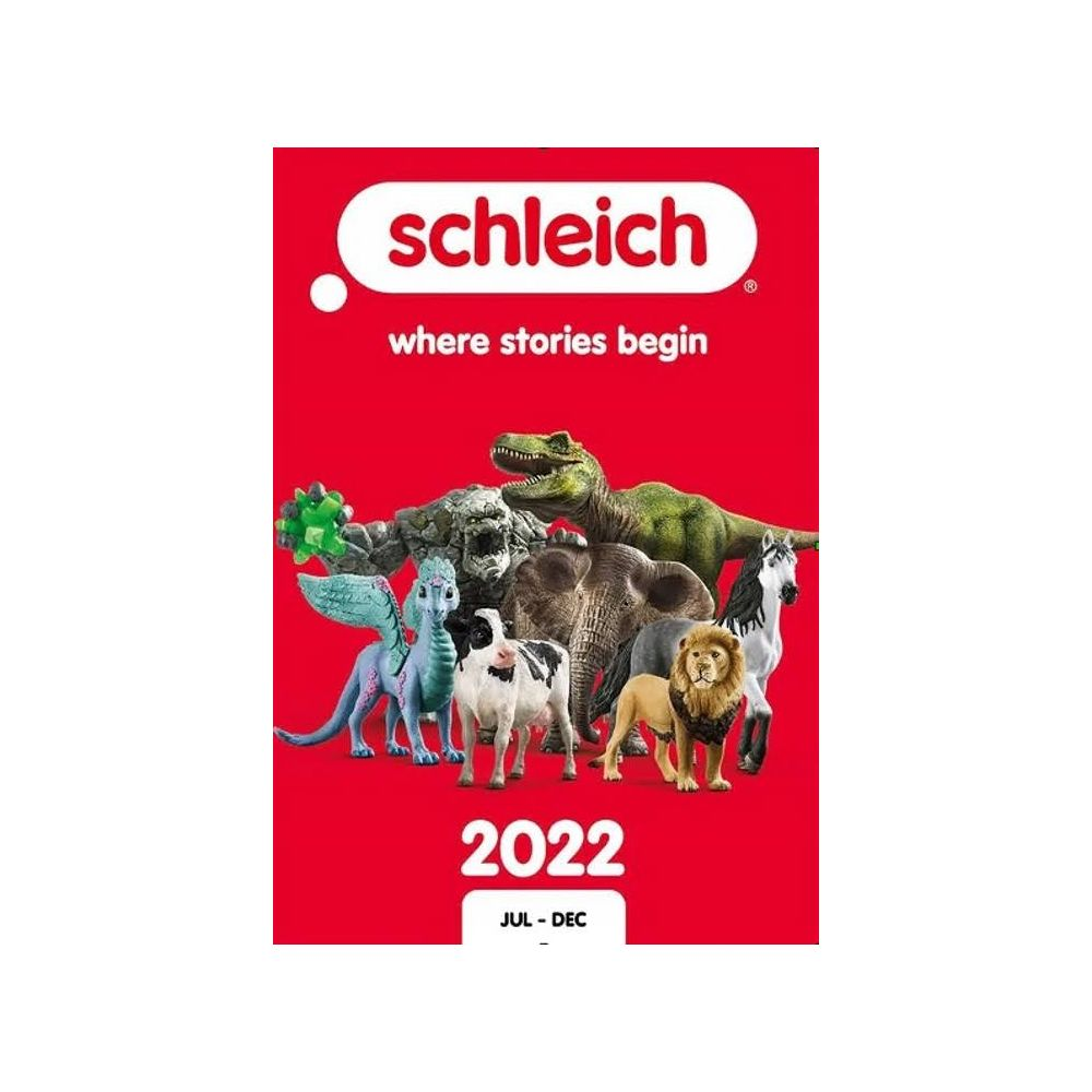 Zwierzęta Schleich: smok, dinozaur, słoń, lew, koń, krowa, potwór.