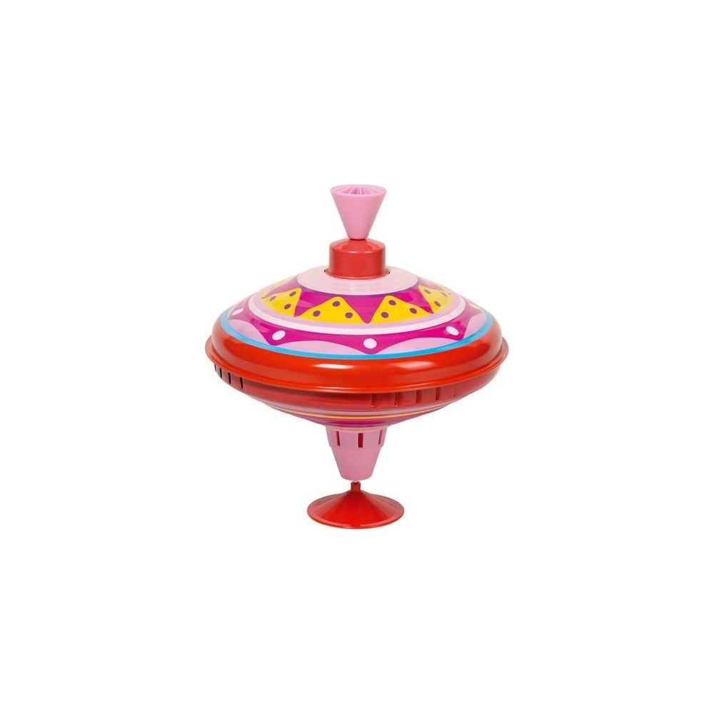 Kolorowe bąk z wzorami w kolorze różowym, żółtym i niebieskim na czerwonym metalu.