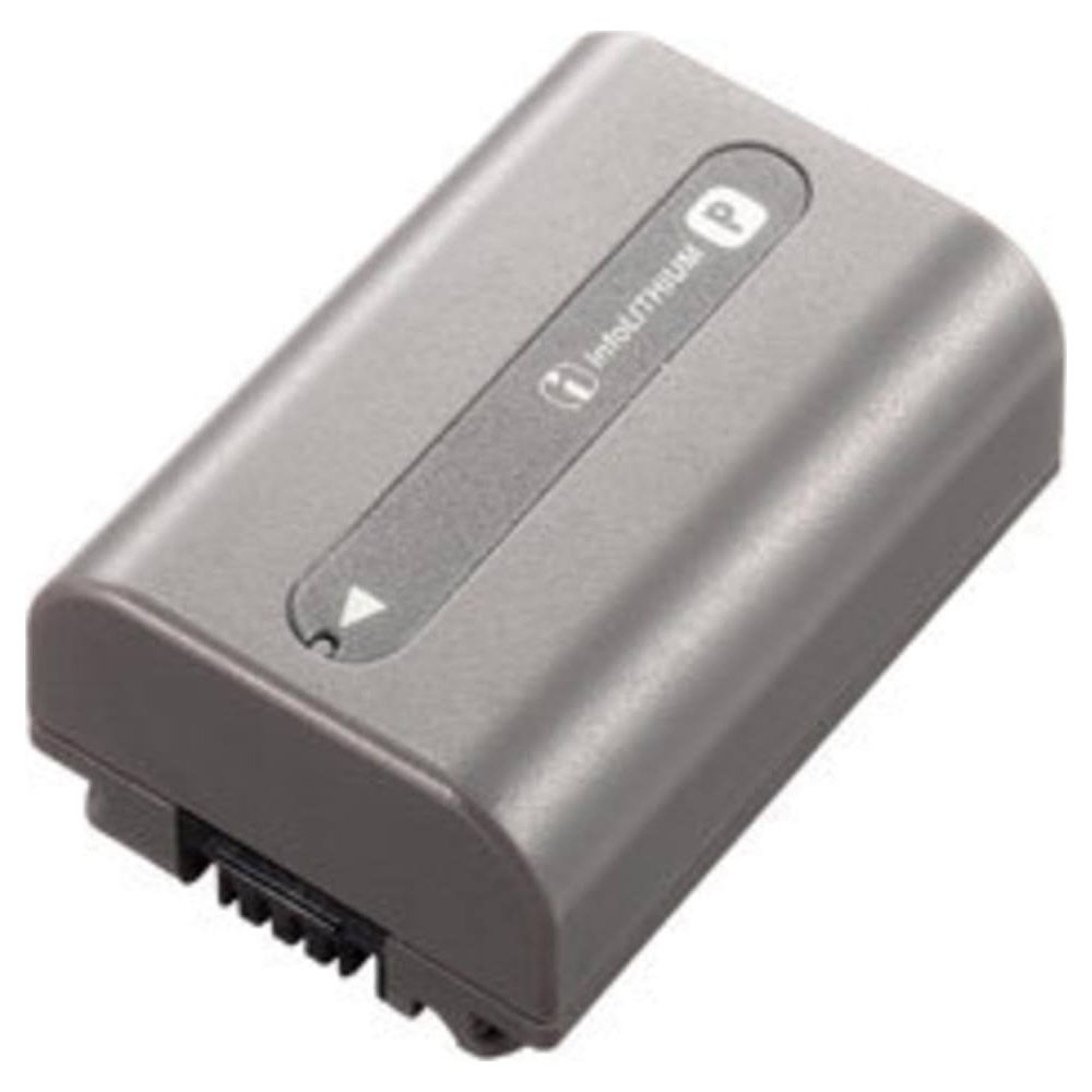 Batterie grise avec logo "InfoLITHIUM" et "P".