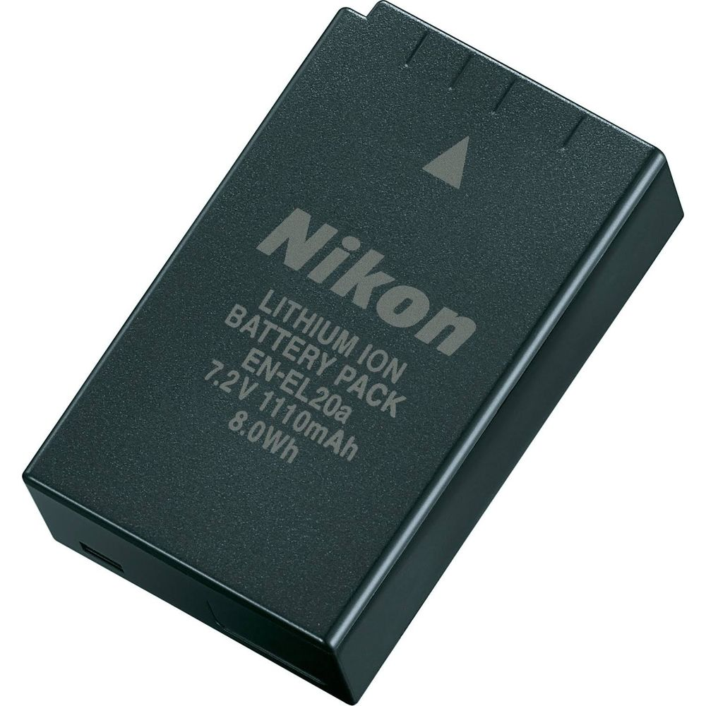 Nikon EN-EL20a Lithium-Ionen-Akku, 7,2V, 1110mAh, 8,0Wh.