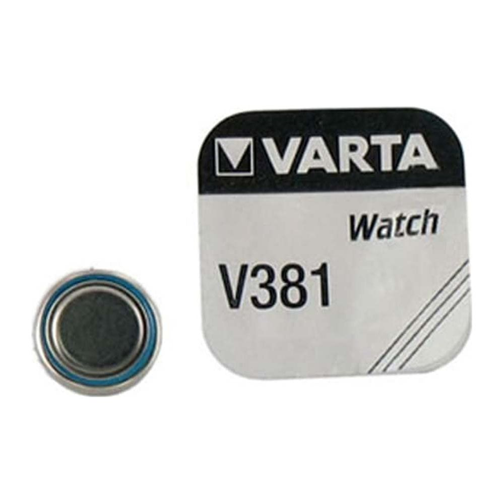 Bateria guzikowa Varta V381 i opakowanie.