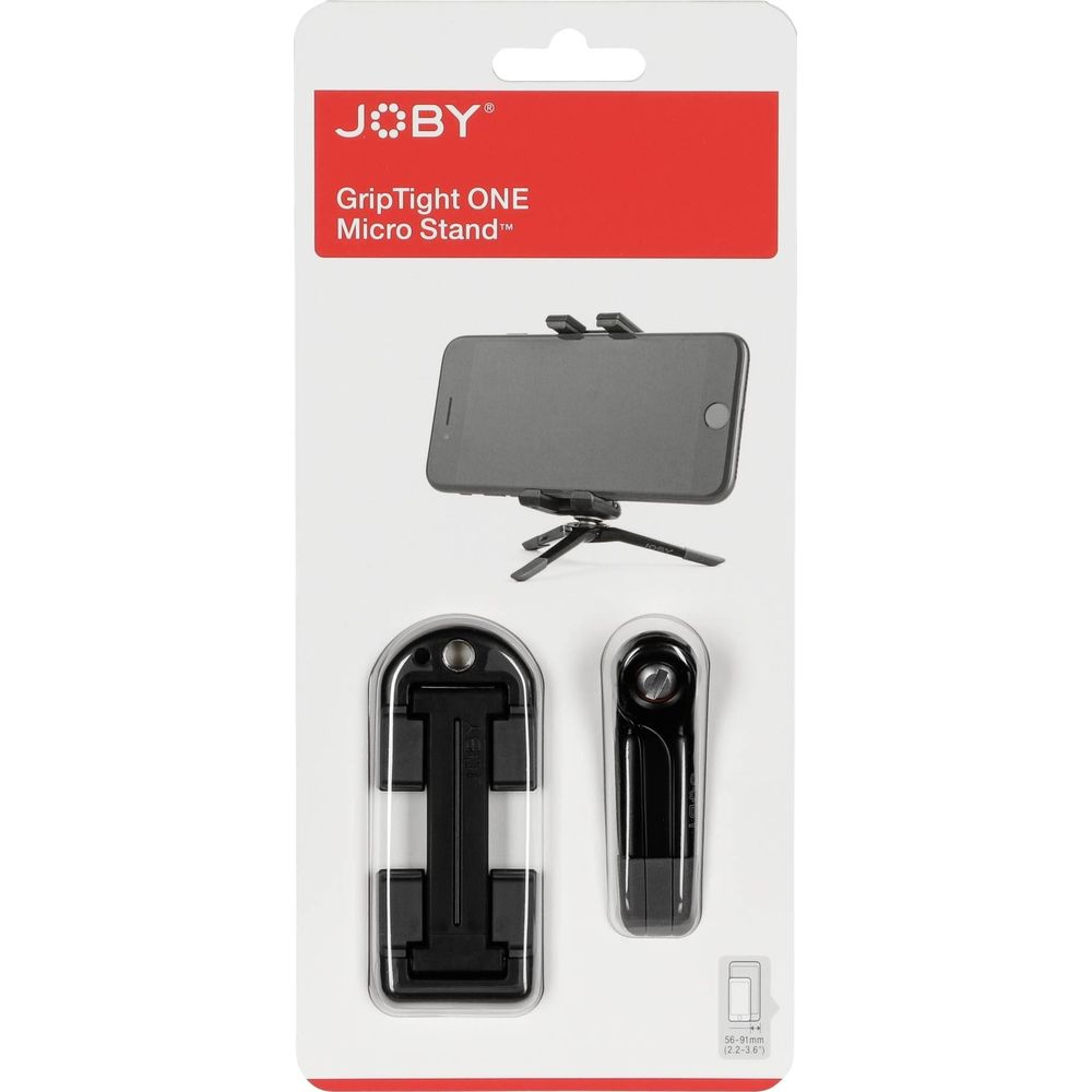Joby GripTight ONE Handy-Stativ mit Smartphone-Halterung und zusammenklappbarem Griff.