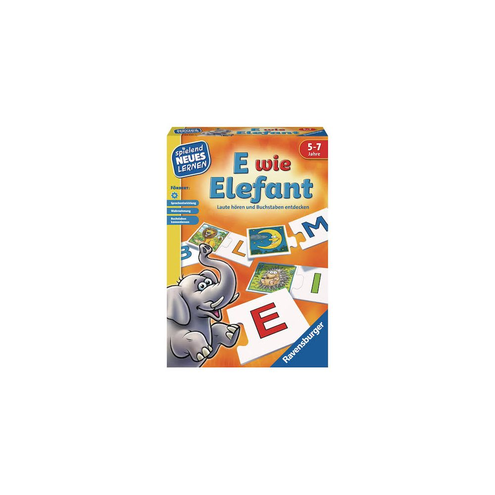 Ucząc się przez zabawę: E jak Słoń gra edukacyjna dla 5-7 latków.