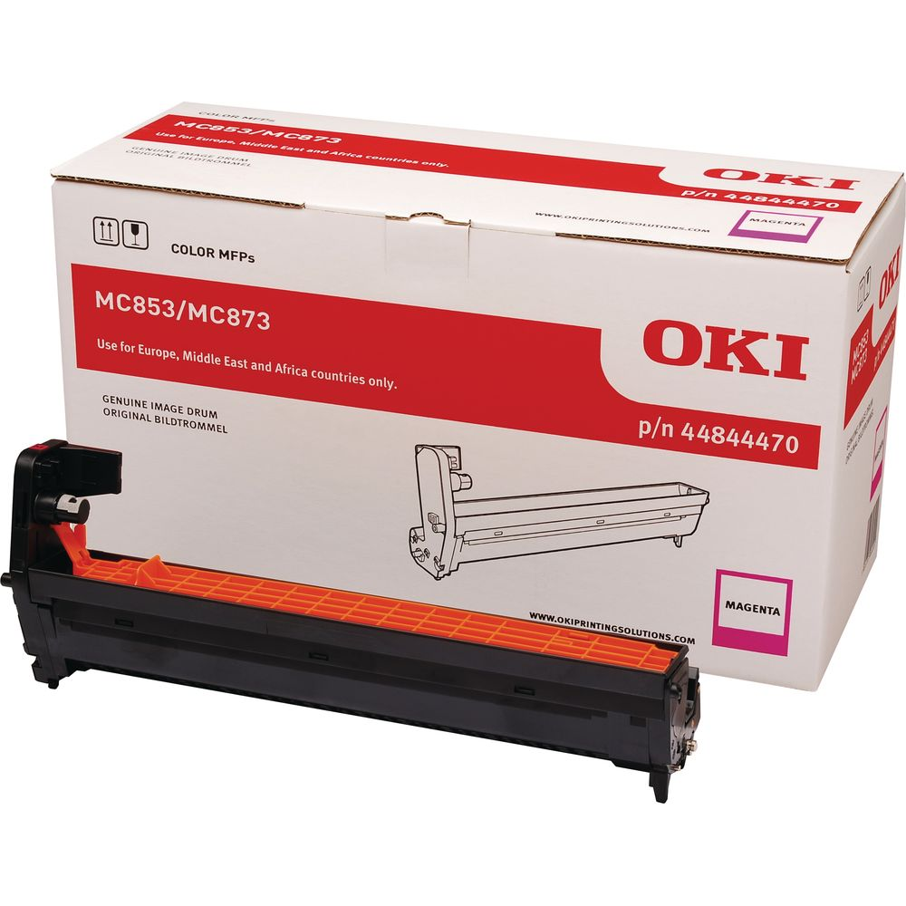 OKI MC853/MC873 Magenta Bildtrommel in der Schachtel.