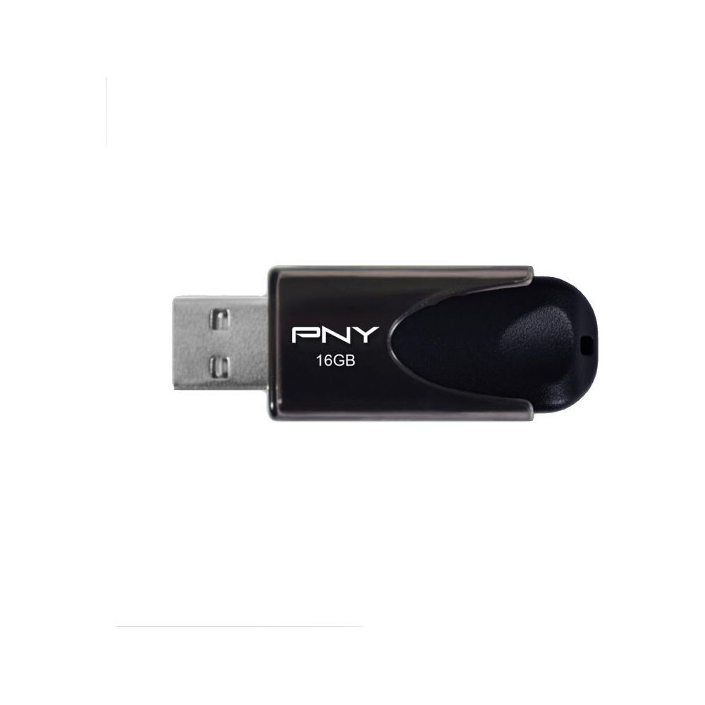 Czarny pendrive PNY 16 GB.