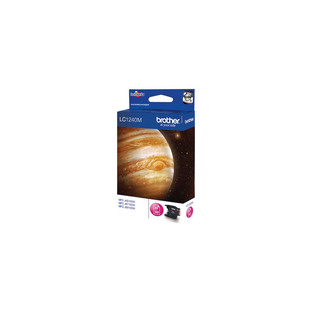 Brother LC1240M ink cartridge featuring Jupiter. Compatible with MFC-J6510DW.