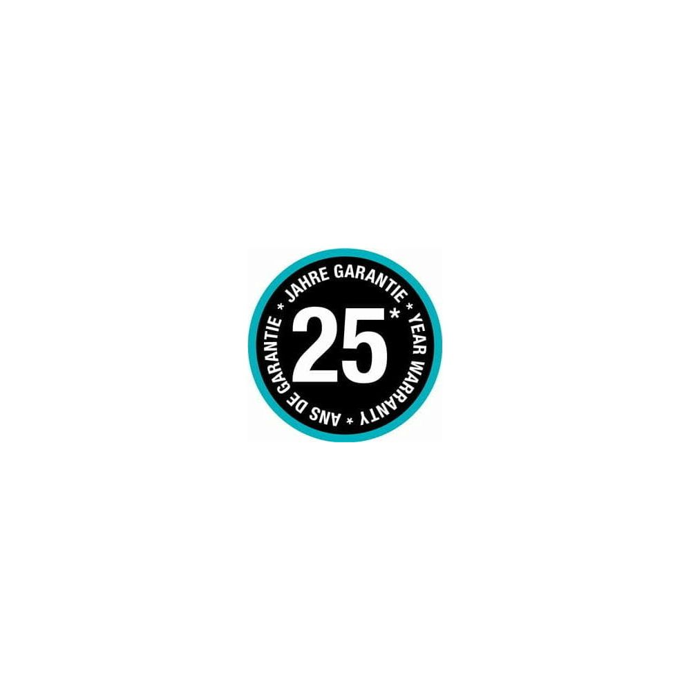 Sigillo di garanzia di 25 anni.