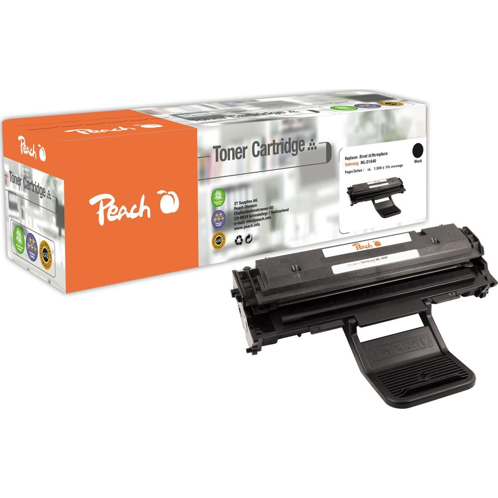 Cartuccia toner Peach nera per Samsung ML-D1640, con confezione.