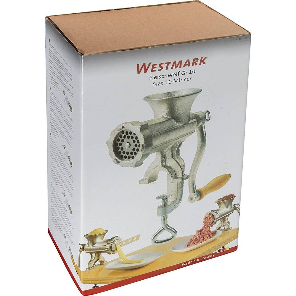 Scatola per tritacarne Westmark Misura 10 con accessori.