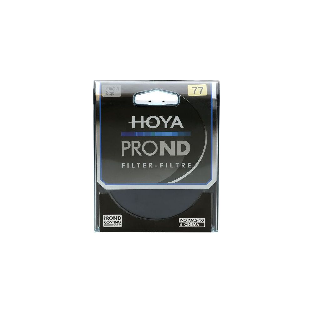 Hoya PROND Filter, ND16 4 Stops, 77mm, mit Pro Coating.