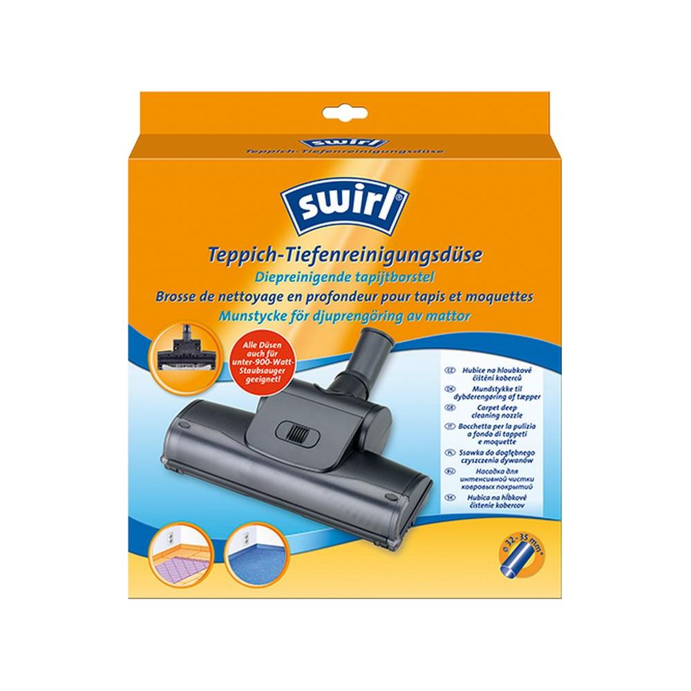 Confezione di una bocchetta Swirl per la pulizia profonda dei tappeti.