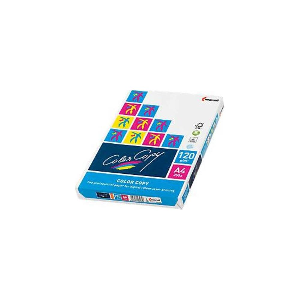 Packung Color Copy Papier, 120 g/m², A4, 250 Blatt.