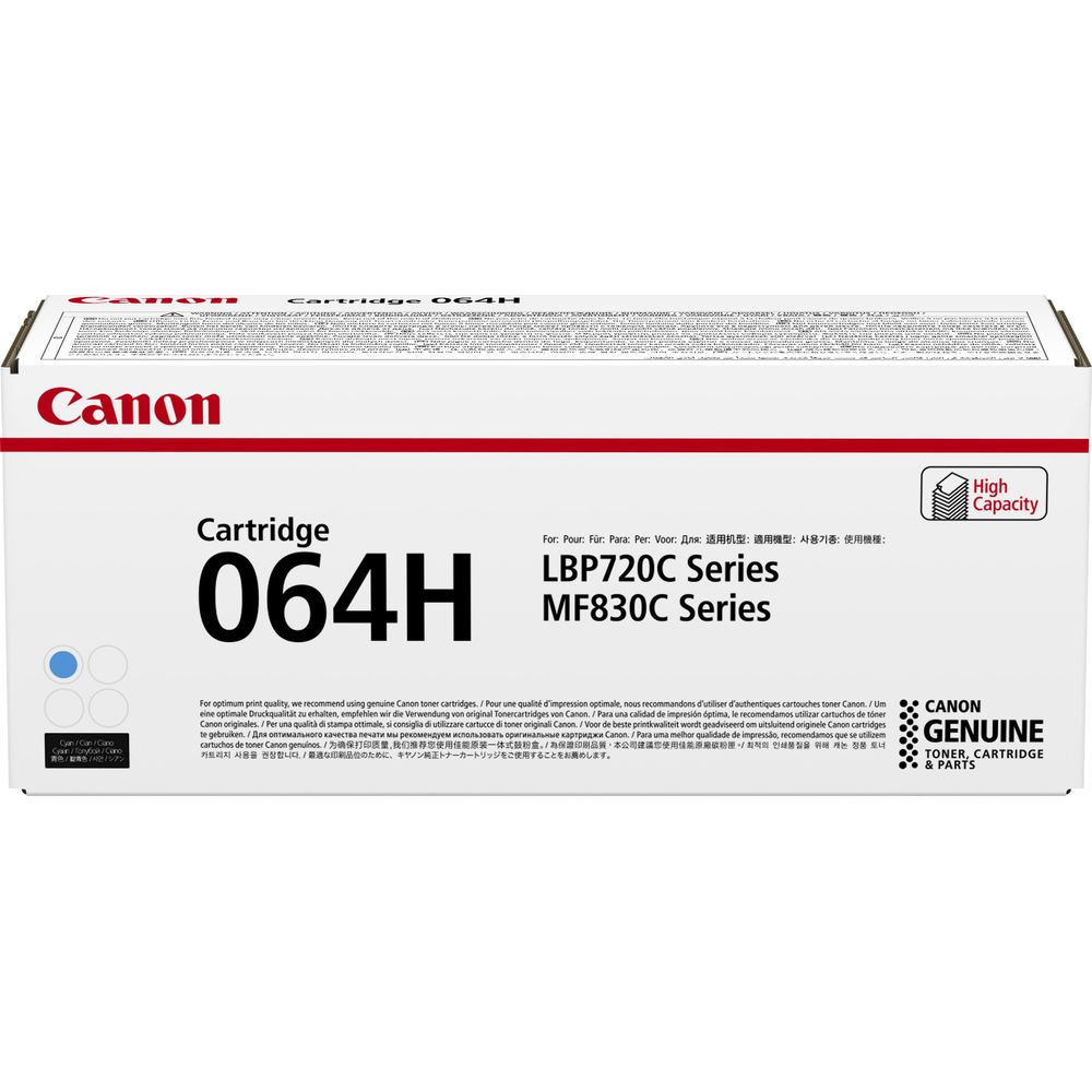 Toner Canon 064H, Wysoka Wydajność, do LBP720C i MF830.