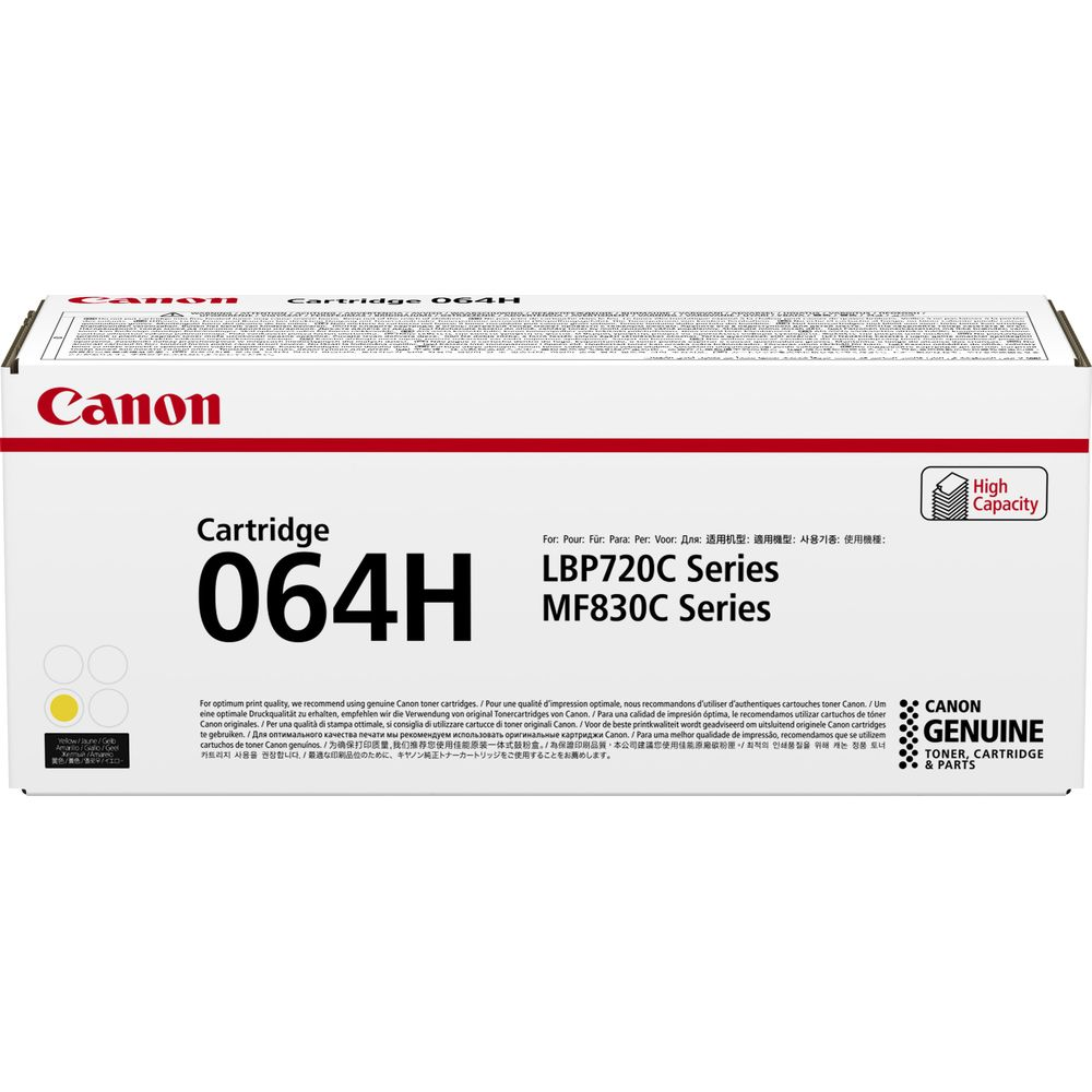 Toner Canon 064H, wysoka pojemność, do drukarek LBP720C/MF830C.